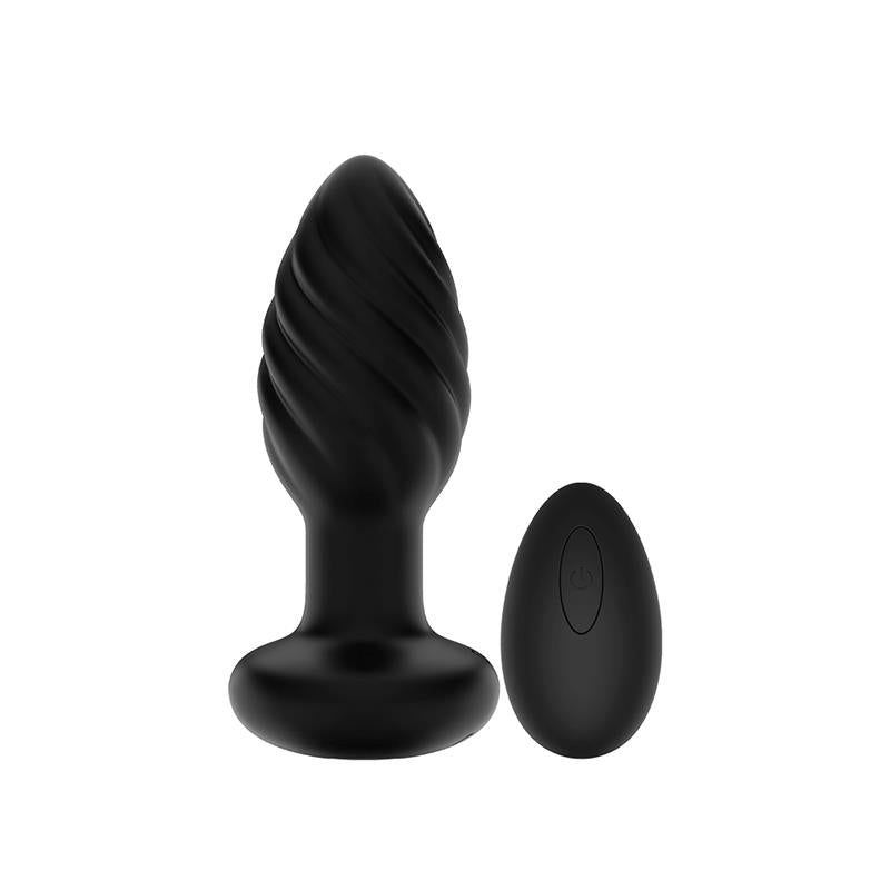 Plug anal Spiral Mellow con vibración 10 cm - CHISA