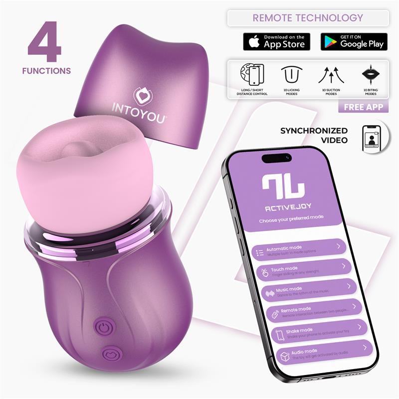 Estimulador Suvi INTOYOU con lengua, succión y vibración
